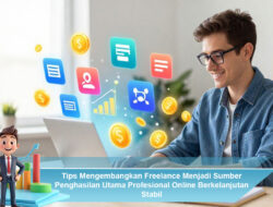 Tips Mengembangkan Freelance Menjadi Sumber Penghasilan Utama Profesional Online Berkelanjutan Stabil