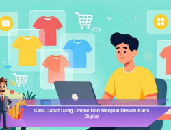 Cara Dapat Uang Online Dari Menjual Desain Kaos Digital